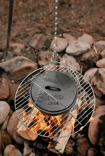 Vista 4 de Stansport Tripod Cooker with 17" Grill (15997-77)