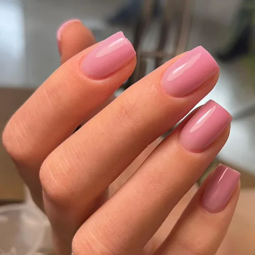 Vista 26 de 48 piezas de uñas postizas a presión color burdeos, uñas falsas en forma de almendra, pegamento para uñas, uñas de longitud media