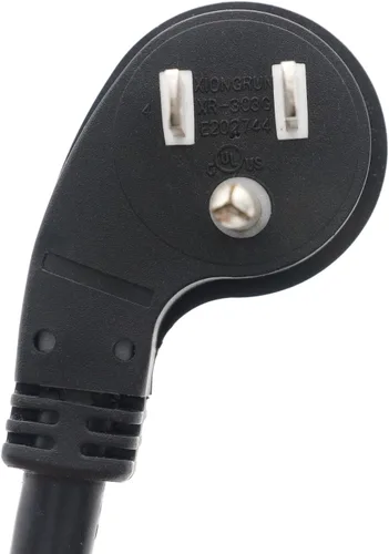 Vista 9 de FIRMERST 1875W Cable de extensión de enchufe plano 3 pies 14 AWG 15A Negro, listado UL