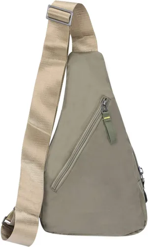 Vista 4 de Bolso bandolera de nailon, mochila pequeña, bolsa de hombro cruzada