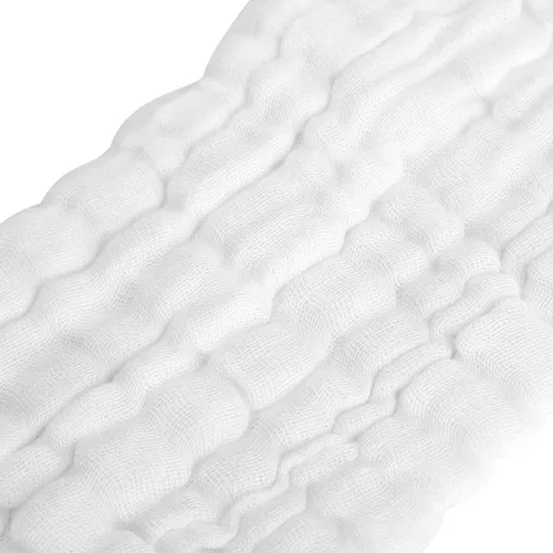 Vista 8 de ViaGasaFamido - 5 pañales lavables de algodón suave reutilizables para recién nacidos, pañales de tela para bebés de alta absorción, 14.96 x 5.51