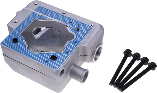 Vista 4 de Culata 4936226 9111539202 del compresor del freno de aire compatible con el motor de Cummins ISX 6CT