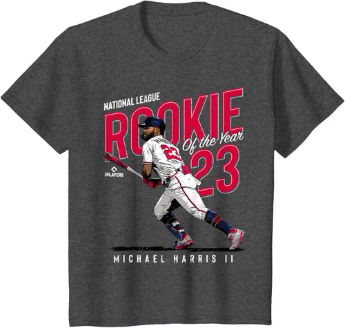 Vista 11 de Camiseta Rookie of the Year Michael Harris II Atlanta MLBPA, Negro