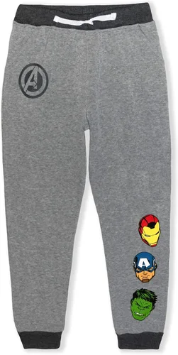 Vista 3 de Marvel Avengers Hulk, Captain America and Iron Man Boys Joggers 2 Pack for Toddler and Little Kids BlackGrey