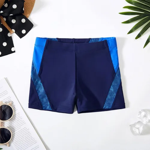 Vista 3 de TiaoBug Traje de baño para niños y niños, traje de baño tipo bóxer de natación UPF 50+ para jóvenes, traje de baño competitivo