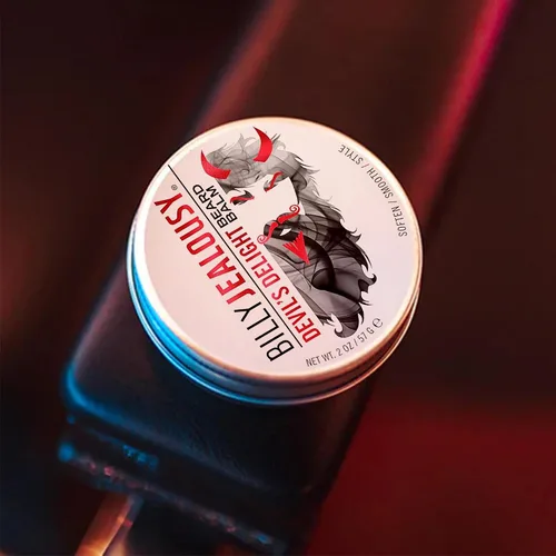 Vista 8 de Billy Jealousy Beard Balm with Light Hold & Low Shine, Everyday Beard Styling Balm Loaded With Coconut, Shea & Sunflower Oils For Smooth & Nourished