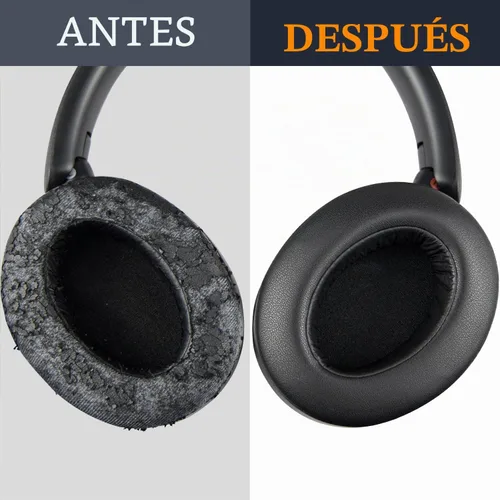 Vista 7 de SOULWIT Almohadillas para Sony WH-XB910N (no compatible con WH-H910N) - Negro