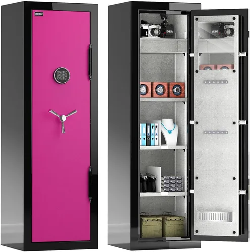 Vista 9 de Caja fuerte ignífuga con bloqueo digital – Caja fuerte grande resistente de 8.12 pies cúbicos para el hogar, la oficina y los negocios Diseño