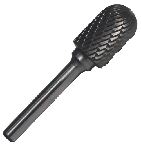 Vista 59 de Drill America SA-1 Rebaba de carburo/lima giratoria cilíndrica de doble corte para amoladora de troquel de 1/4" de diámetro x 5/8" de longitud