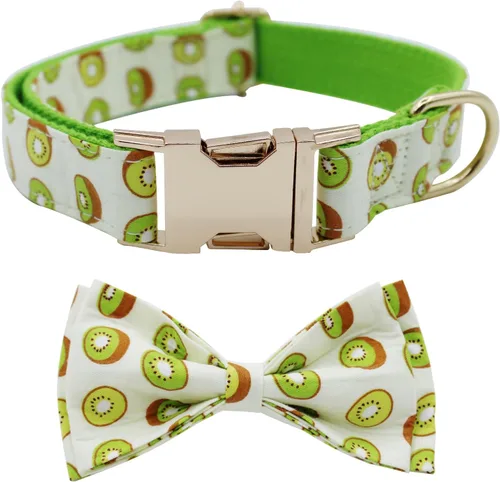 Vista 8 de Love Dream Collar de perro con corbatín, suave y cómodo collar de perro con hebilla de metal de liberación rápida, collares ajustables