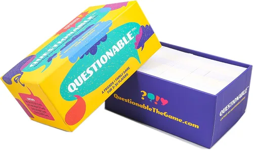 Vista 3 de Questionable - El mejor juego de cartas Rompehielos para que los adultos hablen - Juego de cartas para la noche de juego semanal de las familias