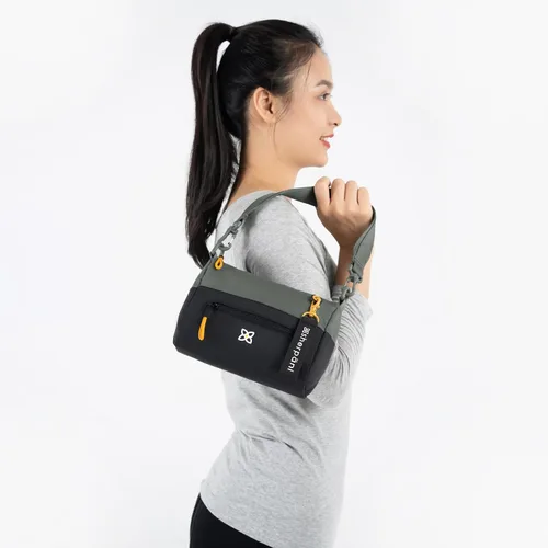 Vista 26 de Sherpani Skye - Bolso cruzado pequeño, de nailon, ligero, para mujer, con protección RFID