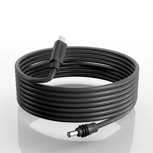 Vista 10 de Cable Mini Starlink de 6.5 pies, 18AWG 140W Cable de Alimentación Starlink USB C a DC, Conector Barrel Impermeable, Mini Accesorios Funcionan