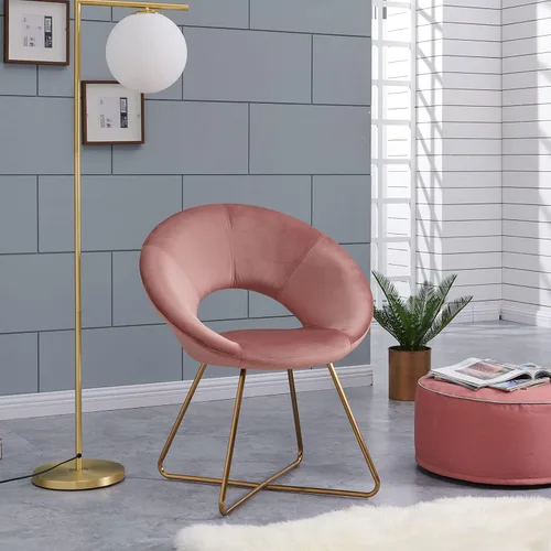 Vista 2 de Duhome. - Sillas con diseño moderno de mediados de siglo, para el comedor y la sala de estar, con patas de metal negras industriales, 1 unidad.