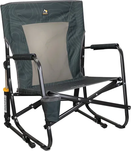 Vista 12 de GCI Outdoor Freestyle Rocker XL Silla de camping - Negro