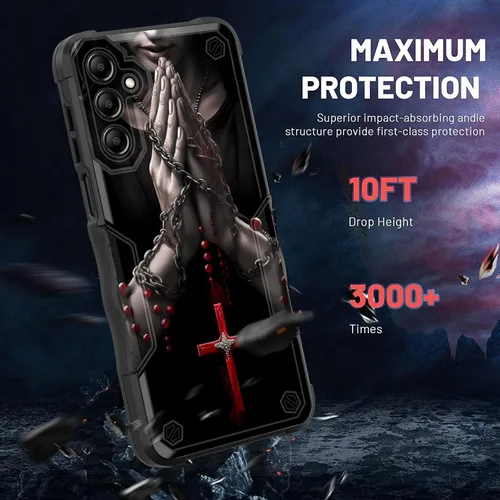 Vista 895 de Funda para Galaxy A14 5G, [Doble Capa][Protección contra Caídas de Grado Militar de 10 Pies] [Antideslizante] Funda Resistente a Prueba de Golpes