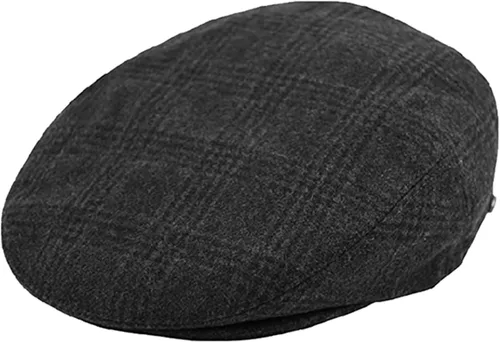 Vista 29 de Epoch Gorra de conducción de cabbie de lana de espiga para hombre