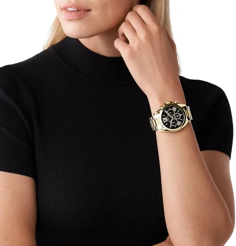 Vista 3 de Michael Kors - Bradshaw Reloj cronógrafo de acero inoxidable de 43 mm