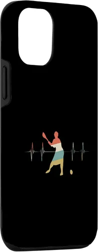 Vista 3 de Funda para iPhone 12/12 Pro Vigoro Heartbeat Retro ECG EKG Sportsman