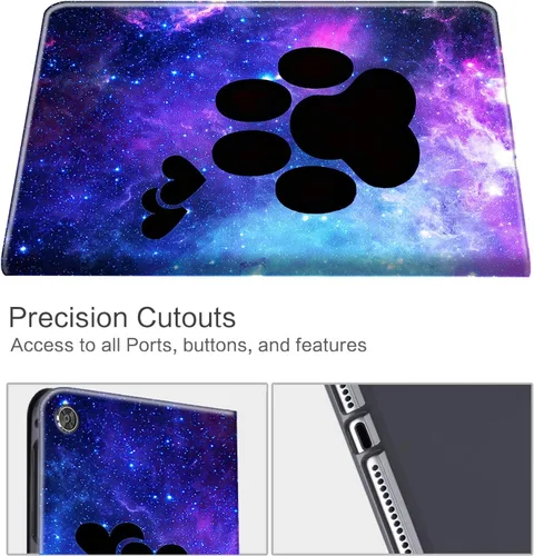 Vista 2 de Funda para tablet HD 8 Plus, funda para Kindle Fire HD 8 de 10ª generación 2020, soporte plegable de piel sintética, funda inteligente delgada