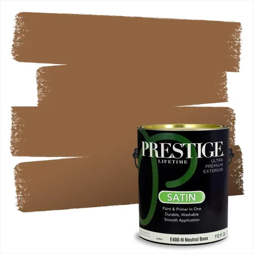 Vista 185 de Pintura 2 en 1, para primera mano y para exterior, de Prestige Paints, E100-N-1120BM