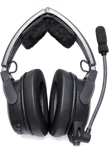 Vista 6 de Almohadillas para auriculares de aviación con gel refrescante y espuma viscoelástica compatibles con Bose A20 A10 Refresh Kit con 1 par