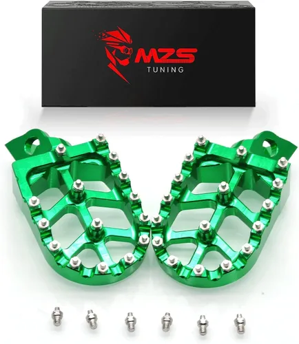 Vista 14 de MZS Estriberas para Moto de Cross, 2001-2018 Estribo de Motocicleta Adventure MX Pedal CNC Naranja Compatible con Modelos 65 85 125 150 200 250 300