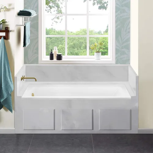 Vista 18 de Swiss Madison Voltaire - Tina de baño de alcoba de 48" x 32" con desagüe a la izquierda en bisque Bisque Brillante