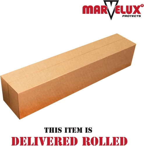 Vista 9 de Marvelux Tapete para silla de oficina de policarbonato resistente de 47 x 53 pulgadas con borde para alfombras, protector de alfombra transparente