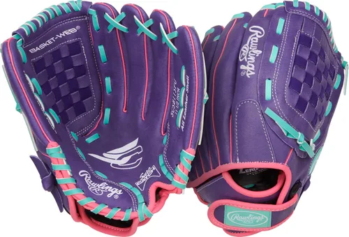 Vista 9 de Rawlings Serie Sure Catch - Guante de sóftbol juvenil Tamaños 10" - 12.5" Múltiples estilos