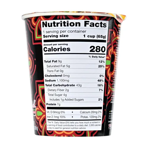 Vista 7 de Tapatío - Sopa de fideos Ramen, sabor a Birria, vaso apto para microondas, 2.29 onzas (2.29 oz), paquete de 6