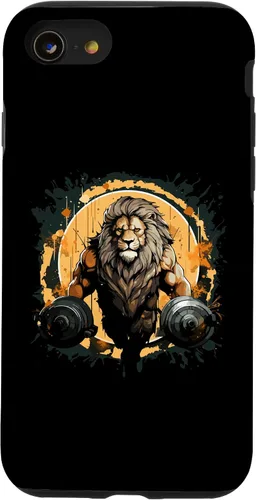 Vista 13 de Funda de motivación para iPhone 14 Lion Bodybuilding Beast Fitness Gym