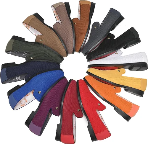 Vista 6 de Mocasines de vestir sin cordones para hombre, esmoquin de conducción