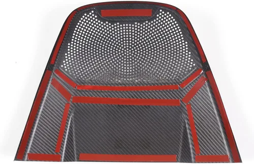 Vista 7 de Cubierta superior del altavoz trasero compatible con Corvette C8 Coupe 1LT 2020-2023 de fibra de carbono real, 1 unidad, accesorios de ajuste
