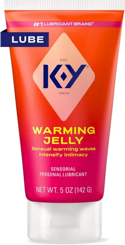 Vista 10 de K-Y Warming Jelly - Lubricante personal (2.5 onzas), lubricante de calentamiento no graso prémium para mujeres, hombres y parejas