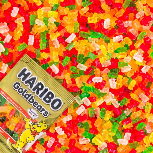 Vista 2 de Haribo Gummi Candy, Goldbears, 2 onzas (paquete de 4)