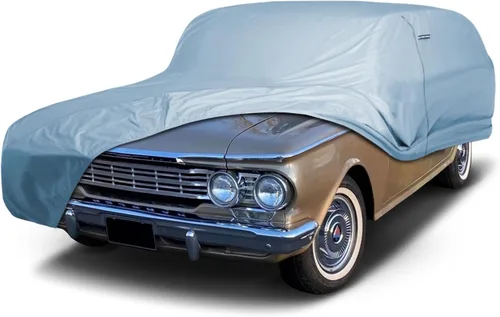 Vista 69 de iCarCover Funda de automóvil personalizada de alta calidad para AMC Ambassador 1965-1973, resistente, impermeable, para todo tipo de clima, lluvia