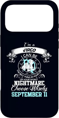 Vista 22 de Virgo Zodiac Sign Astrology Horoscope September 11 Birthday Case for iPhone 17