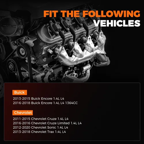 Vista 2 de PAROD Turbocompresor completo con kit de juntas para Buick Encore 2013-2019, Chevy Cruze 2011-2016, Cruze Limited 2012-2019, 2013-2018 Trax 1.4L L4