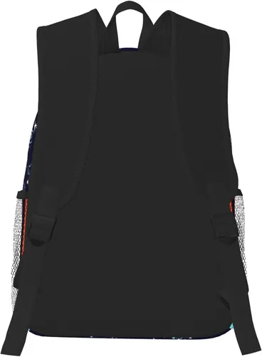 Vista 3 de J&SBGFT Mochila personalizada para niños y niñas, mochila personalizada con nombre, mochila escolar para niños, bonita mochila escolar, 06-Space