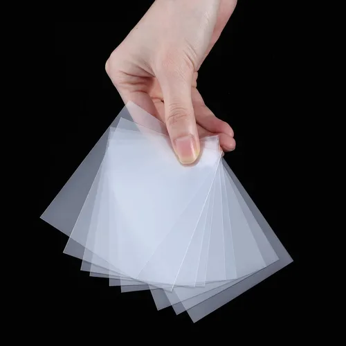 Vista 4 de 200 fundas protectoras transparentes tamaño estándar, protectores para cartas compatibles con Magic The Gathering MTG (66 x 91 mm)