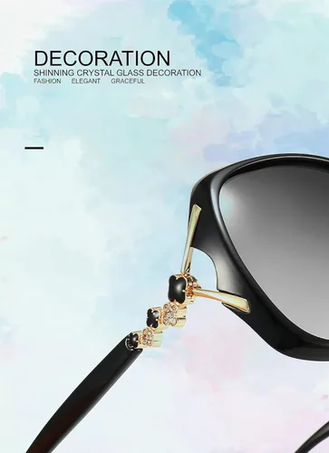 Vista 2 de Gafas de sol polarizadas de moda para mujer, protección UV para conducir