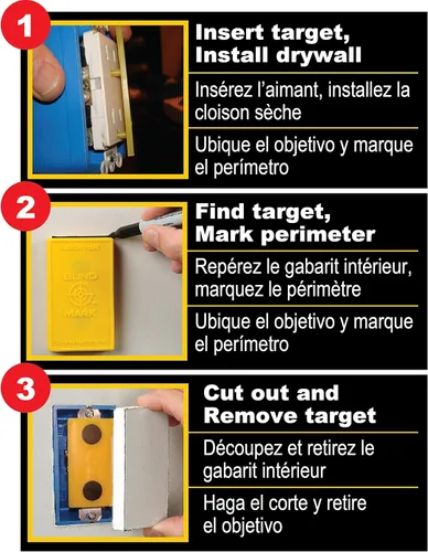 Vista 3 de Calculated Industries 8120 Plug Mark Drywall - Localizador de recortes