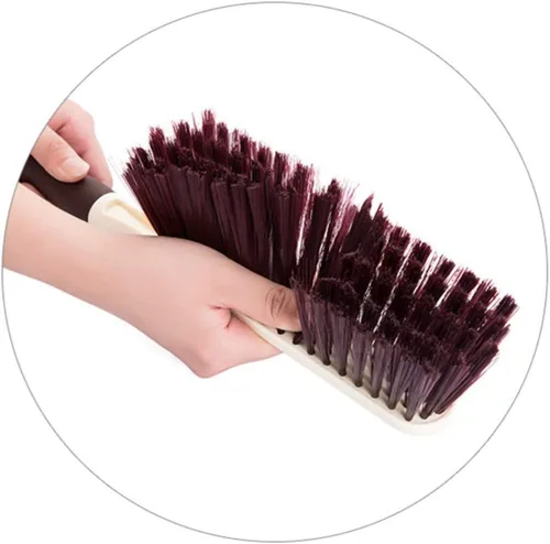 Vista 4 de Contador plumero Sábanas Cepillo de limpieza de residuos Cerda suave Ropa Escritorio Sofá Plumero Pequeñas Partículas Removedor de Pelo