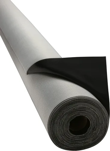 Vista 4 de Tela de tapicería de vinilo marino Muestra negra 3 "x 3" barco auto