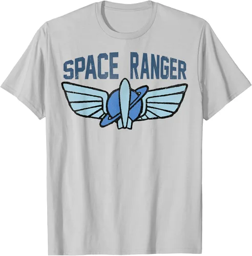 Vista 41 de Disney Pixar Toy Story 4 Buzz Lightyear Space Ranger Badge - Camiseta, Negro, S