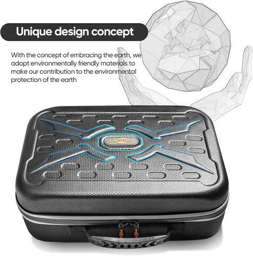 Vista 3 de SARLAR Fashion Travel Protective Case for Oculus Quest VR Gaming Headset and Touch Controllers Accessories Carrying Bag,Includes Multiple Oculus
