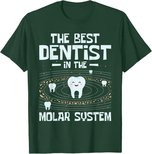 Vista 38 de El mejor dentista - Molar Teeth Dental Odontología DDS Camiseta Negro