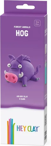 Vista 10 de HEY CLAY Forest Animals - Claymate Bear - Kit de arcilla seca al aire con 3 latas y herramientas de escultura con divertidas instrucciones