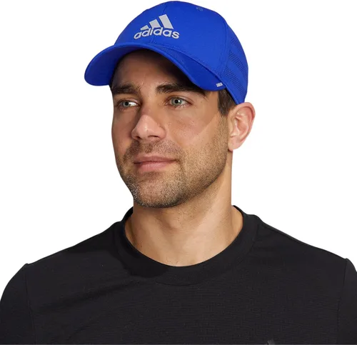 Vista 5 de adidas Gorra elástica estructurada Gameday 3 para hombre Blanco